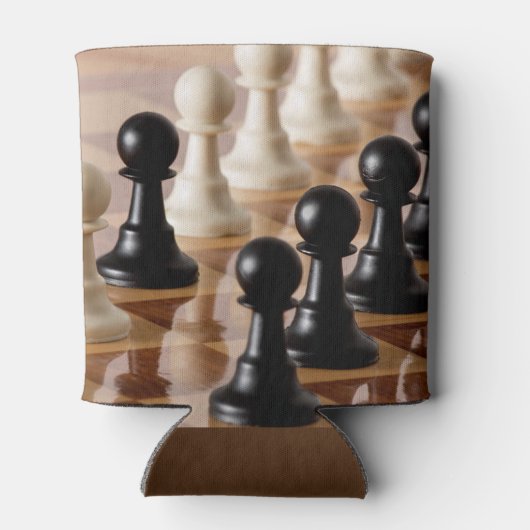 Rafraîchisseur Pour Canette Pions sur le tableau d'échecs (Dos)