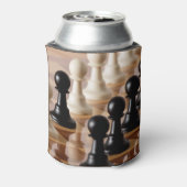 Rafraîchisseur Pour Canette Pions sur le tableau d'échecs (Can Dos)