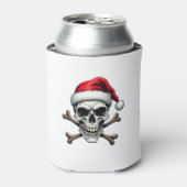 Rafraîchisseur Pour Canette Pirate Christmas Skull & Crossbones Santa Hat. Got (Can devant)