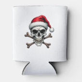 Rafraîchisseur Pour Canette Pirate Christmas Skull & Crossbones Santa Hat. Got (Devant)