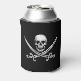 Rafraîchisseur Pour Canette Pirate Crâne et os croisés des épées