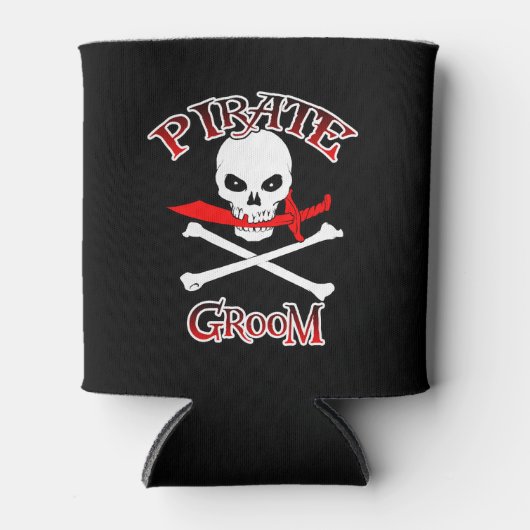 Rafraîchisseur Pour Canette Pirate Groom (Devant)