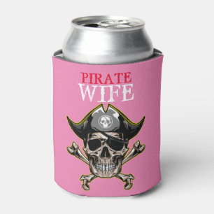 RAFRAÎCHISSEUR POUR CANETTE PIRATE PEAU ROSE MOM