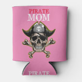 RAFRAÎCHISSEUR  POUR CANETTE PIRATE SKULL MOM CROSS BONNES (Devant)
