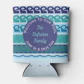 Rafraîchisseur Pour Canette Piscine amusante et personnalisée (Devant)