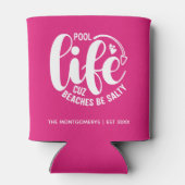 Rafraîchisseur Pour Canette Piscine Rose (Dos)