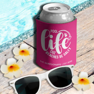 Rafraîchisseur Pour Canette Piscine Rose