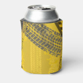 Rafraîchisseur Pour Canette Piste tracée jaune noir prudence (Can Dos)