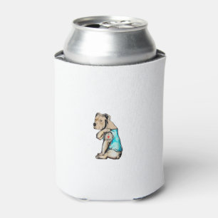 Rafraîchisseur Pour Canette Pitbull Chien I Love Papa Tattoo Drôle Papa Pitbul