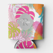 Rafraîchisseur Pour Canette PixDezines forêt tropicale/do-it-yourself couleur (Devant)