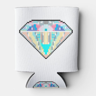 Rafraîchisseur Pour Canette Pixel art gem diamant