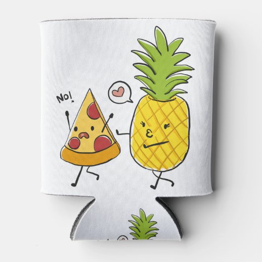 Rafraîchisseur Pour Canette Pizza à l'ananas (Devant)