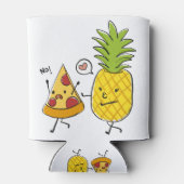 Rafraîchisseur Pour Canette Pizza à l'ananas (Dos)
