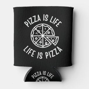 Rafraîchisseur Pour Canette Pizza C'est La Vie La Vie C'est Pizza Drôle