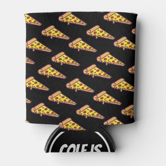 Rafraîchisseur Pour Canette Pizza Party Birthday Decor | Fun Pizza Slice Theme (Devant)