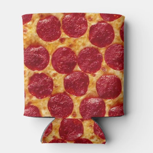 Rafraîchisseur Pour Canette pizza pepperonis (Dos)