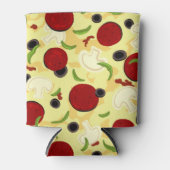 Rafraîchisseur Pour Canette Pizza Topping (Devant)