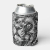 Rafraîchisseur Pour Canette Placid Lion Face Argent (Can devant)