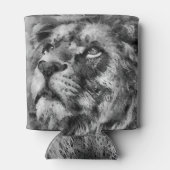 Rafraîchisseur Pour Canette Placid Lion Face Argent (Dos)