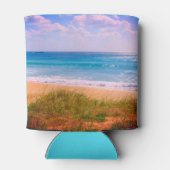 Rafraîchisseur Pour Canette Plage avec Mer Bleue Turquoise (Dos)