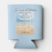 Rafraîchisseur Pour Canette Plage Bachelorette Fête Getaway Célébration (Dos)