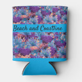 Rafraîchisseur Pour Canette Plage de collage de corail (Devant)
