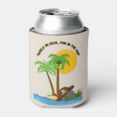 Rafraîchisseur Pour Canette plage de l'île aux pirates (Can devant)