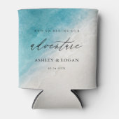 Rafraîchisseur Pour Canette Plage d'été Les faveurs de mariage (Devant)