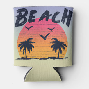 Rafraîchisseur Pour Canette Plage/littoral/tropical/hawaïen