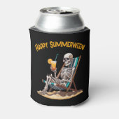 Rafraîchisseur Pour Canette Plage Lounge Squelette Halloween (Can Dos)