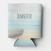 Rafraîchisseur Pour Canette Plage nautique avec Rowboat & Fishing Net (Devant)