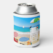 Rafraîchisseur Pour Canette Plage Ocean Sea Lifeguard Parasols (Can Dos)