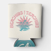 Rafraîchisseur Pour Canette Plage Pas Enseigner Drôle Enseignant Pause d'été (Devant)