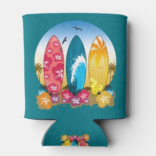 Rafraîchisseur Pour Canette Plage Surboard (Dos)