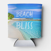 Rafraîchisseur Pour Canette Plage tropicale Bliss (Devant)