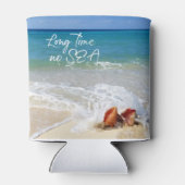 Rafraîchisseur Pour Canette Plage tropicale LONGTEMPS PAS DE MER (Dos)