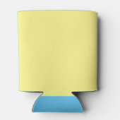 Rafraîchisseur Pour Canette Plage tropicale Vagues océaniques et palmiers sur  (Dos)