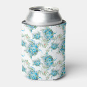 Rafraîchisseur Pour Canette Plage Turquoise de mer Aquarelle (Can devant)