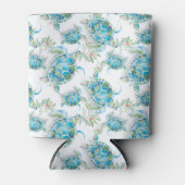 Rafraîchisseur Pour Canette Plage Turquoise de mer Aquarelle (Devant)