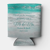 Rafraîchisseur Pour Canette Plage Turquoise Tropical Coastal Waves Ocean (Devant)