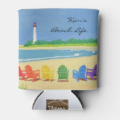 Rafraîchisseur Pour Canette Plage Vie Personnalisée Can Cooler (Devant)