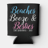 Rafraîchisseur Pour Canette Plages, Booze & Besoins (Devant)