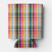 Rafraîchisseur Pour Canette Plaid écossais Abstrait (Devant)