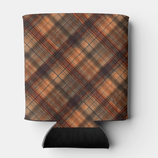 Rafraîchisseur Pour Canette Plaid écossais écossais écossais écossais marron o (Dos)