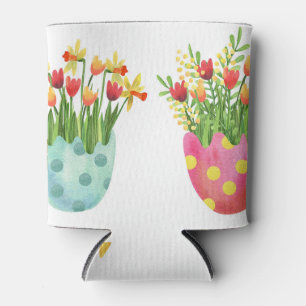 Rafraîchisseur Pour Canette Plaisir du printemps : OEufs de Pâques Polka Dot
