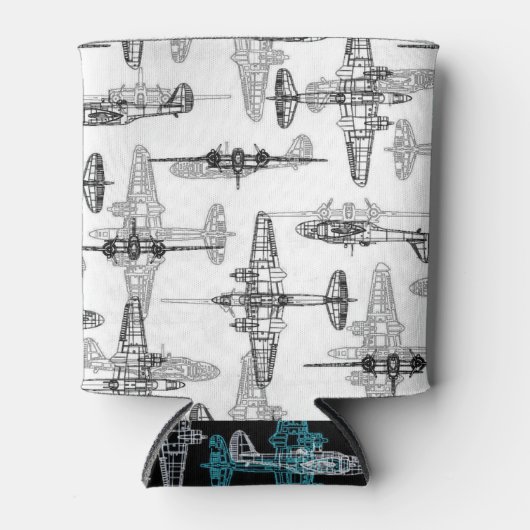 Rafraîchisseur Pour Canette Plan avion 1 Les boissons peuvent refroidir (Devant)