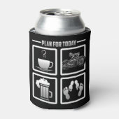 Rafraîchisseur Pour Canette Plan De Moto Classique Pour Café Aujourd'Hui (Can devant)