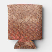 Rafraîchisseur Pour Canette Plaque d'acier rouillé, texture de métal grungy. (Dos)