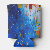 Rafraîchisseur Pour Canette Plaque de peinture Abstraite (Dos)