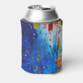 Rafraîchisseur Pour Canette Plaque de peinture Abstraite (Can Dos)